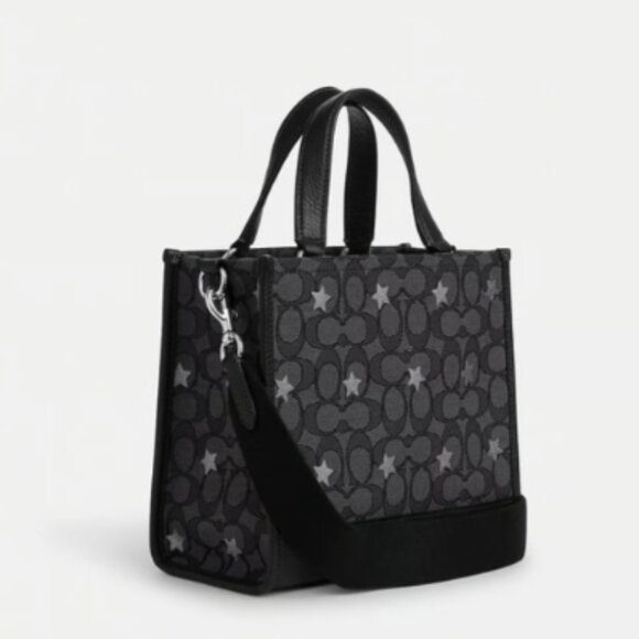 Coach NEW! Star Print Signature Jacquard Dempsey Tote w/Tags! - Picture 2 of 16